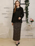 BAJU KURUNG KEDAH KRISLYN (BLACK)